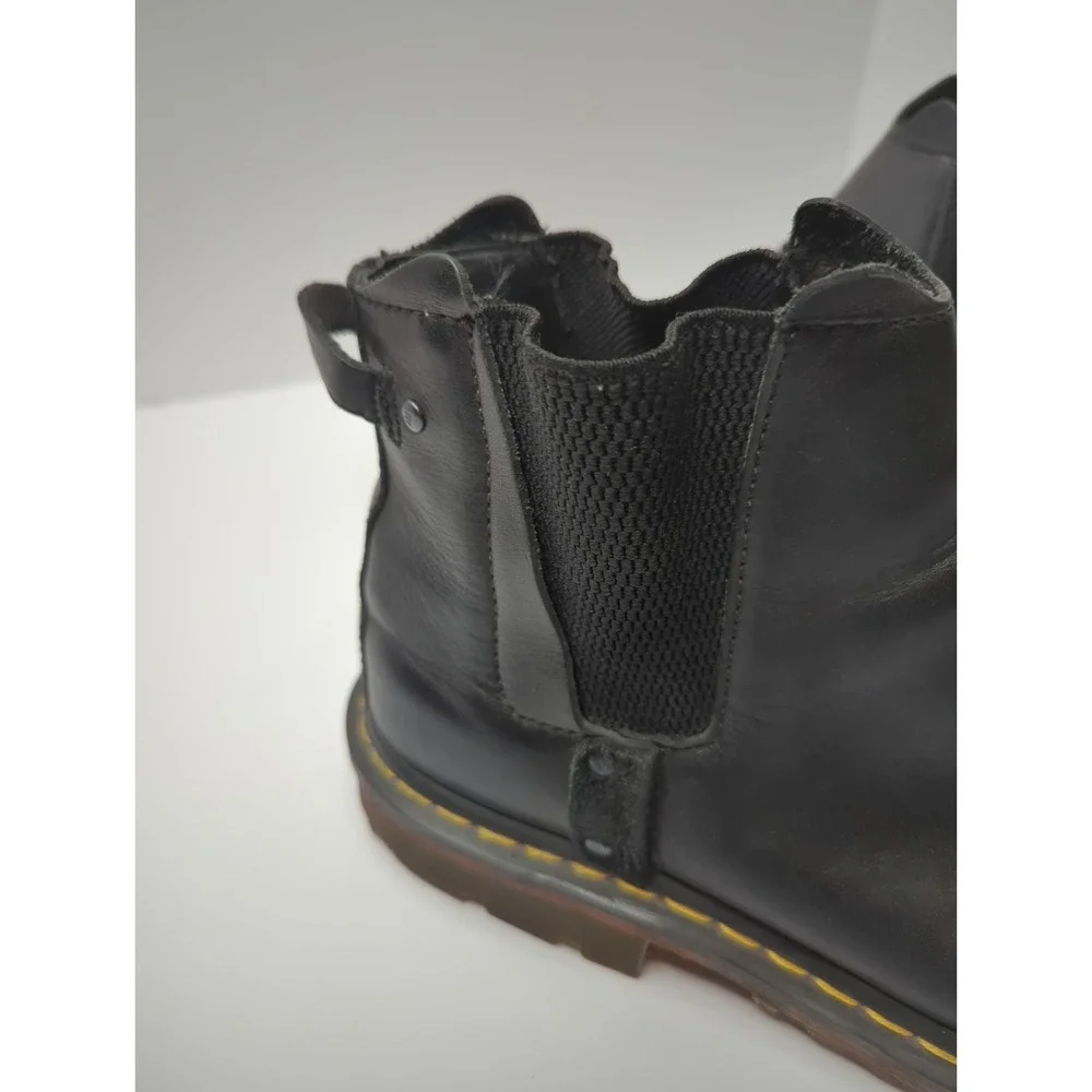 Dr. Martens 8B91 Black Leather Chelsea Boots Mens 11 Vintage Rare Grunge Y2K Lug